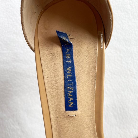 SOLD Stuart Weitzman Adobe Patent Nudist Disco size 9 - Picture 14 of 16